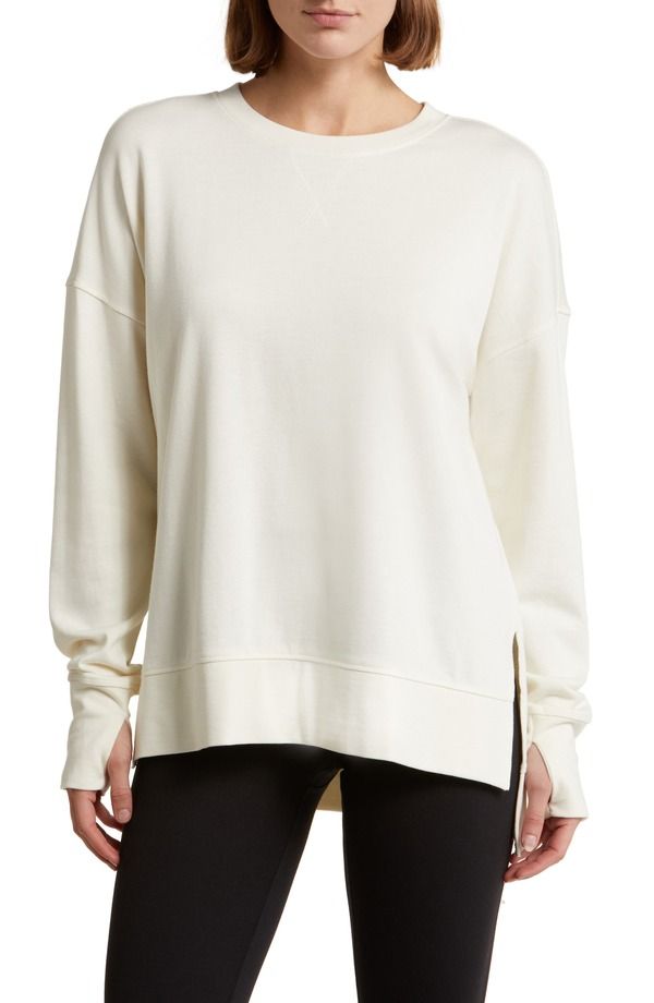 スウェッティベティ レディース アウター パーカー・スウェット シャツ Sweaty Betty After Classweatshirt Lily White ホワイト