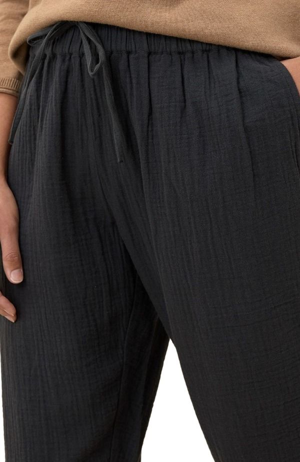 パクト レディース ボトムス レギンス コットン Pact Organicotton Coastal Double Gauze Tapered PullOn Pant Black ブラック