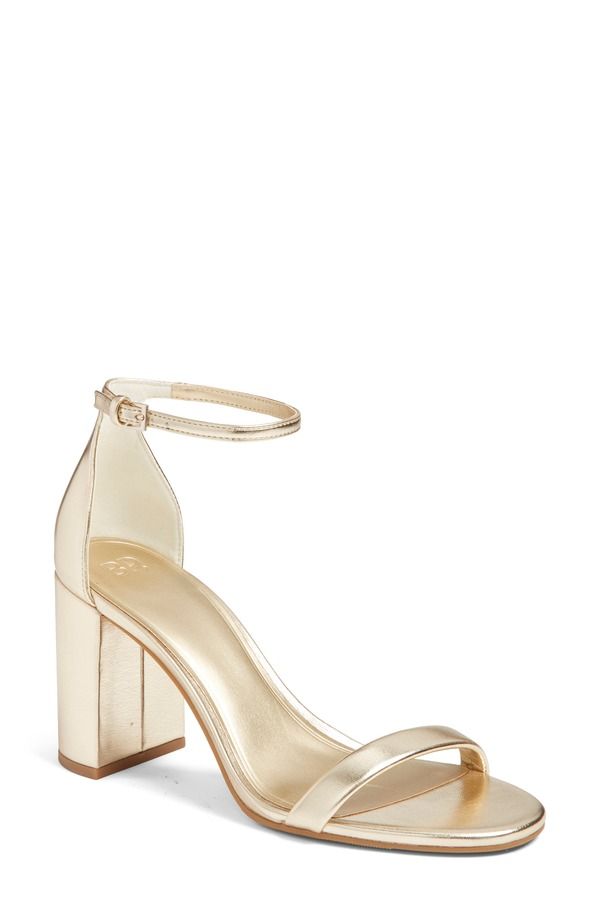 ビーピー レディース シューズ ヒール サンダル アンクル BP Liviankle Strap Sandal Gold Light Metallic ゴールド