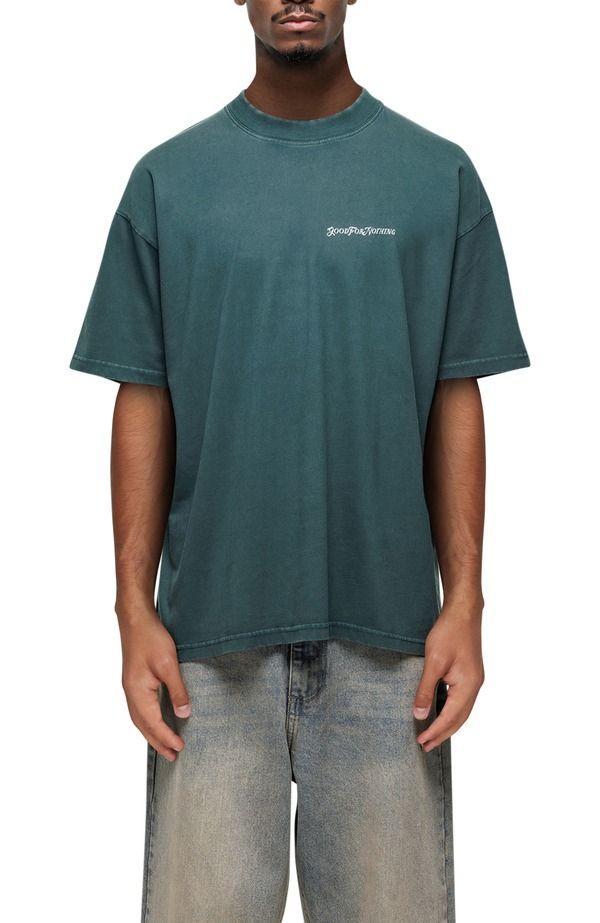 グッドフォーナッシング メンズ トップス Tシャツ ヴィンテージ Good For Nothing Vintage Wash Relaxed TShirt Green グリーン