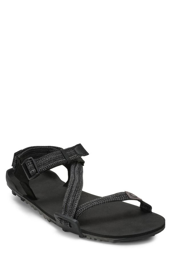 ゼロシューズ メンズ サンダル XERO SHOES ZTrail EV Barefoot HikingRunning Sandal MultiBlack ブラック