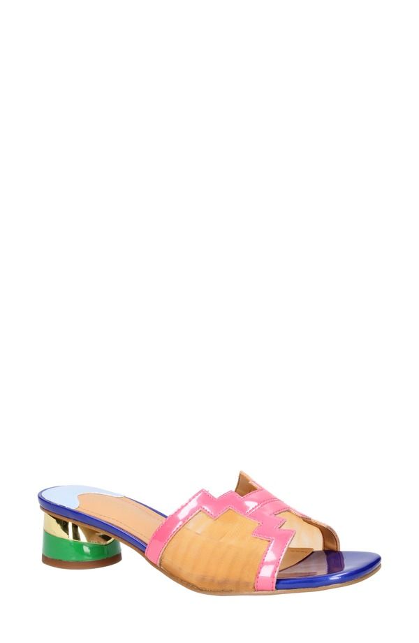 ジェイレニー レディース シューズ ヒール サンダル J Rene Amorra Sandal Pink Orange Blue ブルー