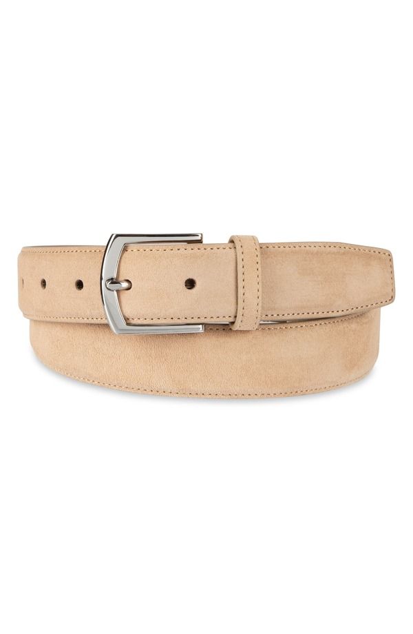 コールハーン メンズ アクセサリー ベルト スエード Cole Haan Suede Belt Khaki カーキ
