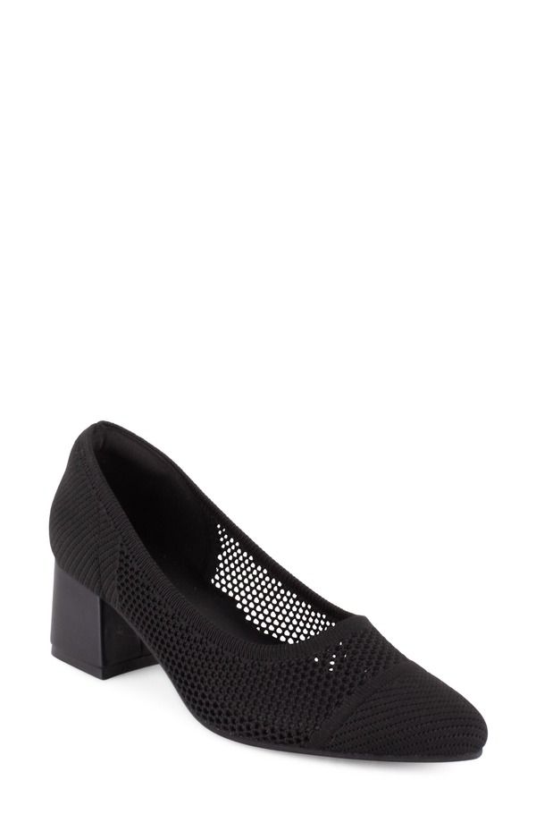 タハリ レディース シューズ ヒール キャップ Tahari Basilicap Toe Pump Black ブラック
