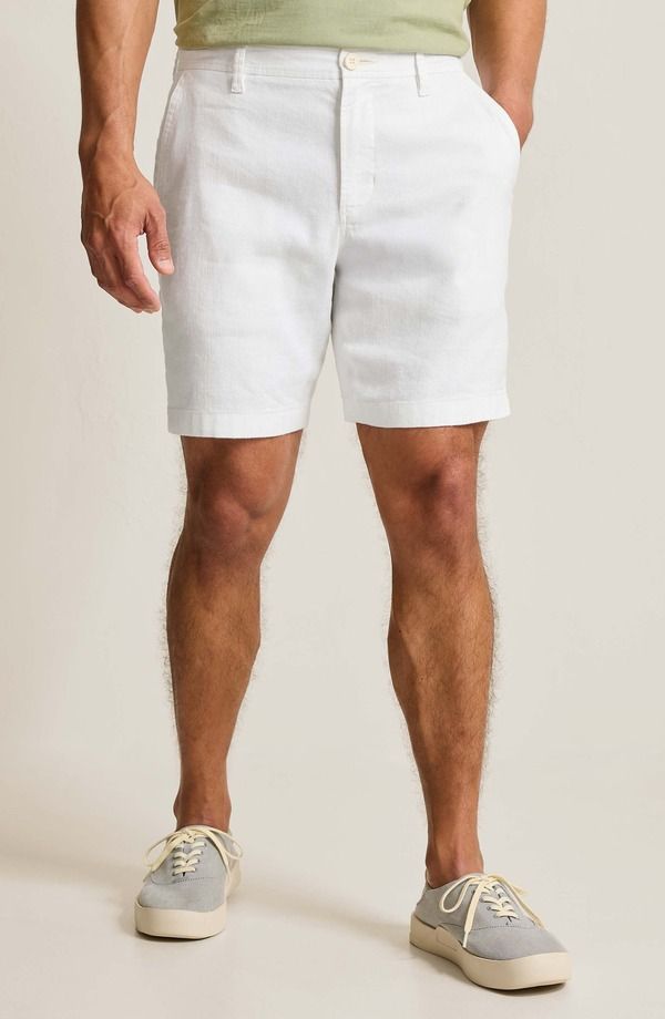 トッミーバハマ メンズ ボトムス カジュアルパンツ ショートパンツ コットン リネン Tommy Bahama Beach Coastretch Linen Cotton Cargo Shorts White ホワイト