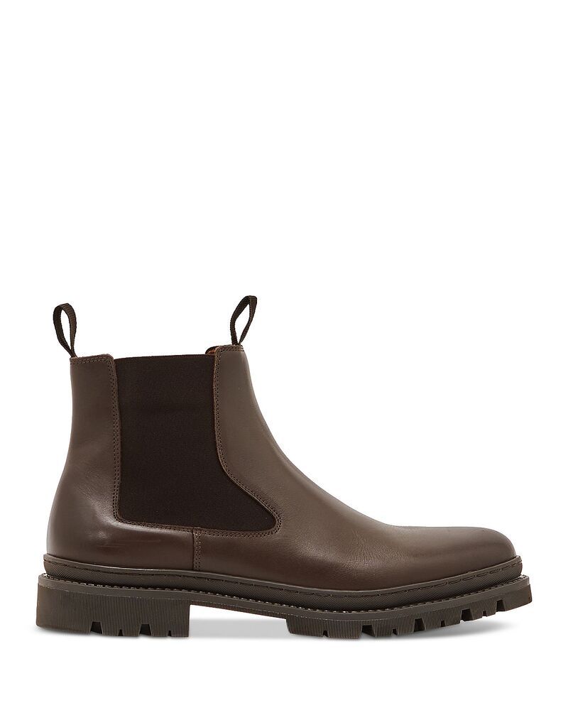 レイス メンズ シューズ ブーツ・レインブーツ チェルシーブーツ チェルシー レザー REISS Mens Huxley Smooth Leather Chelsea Boots Dark Brown ブラウン