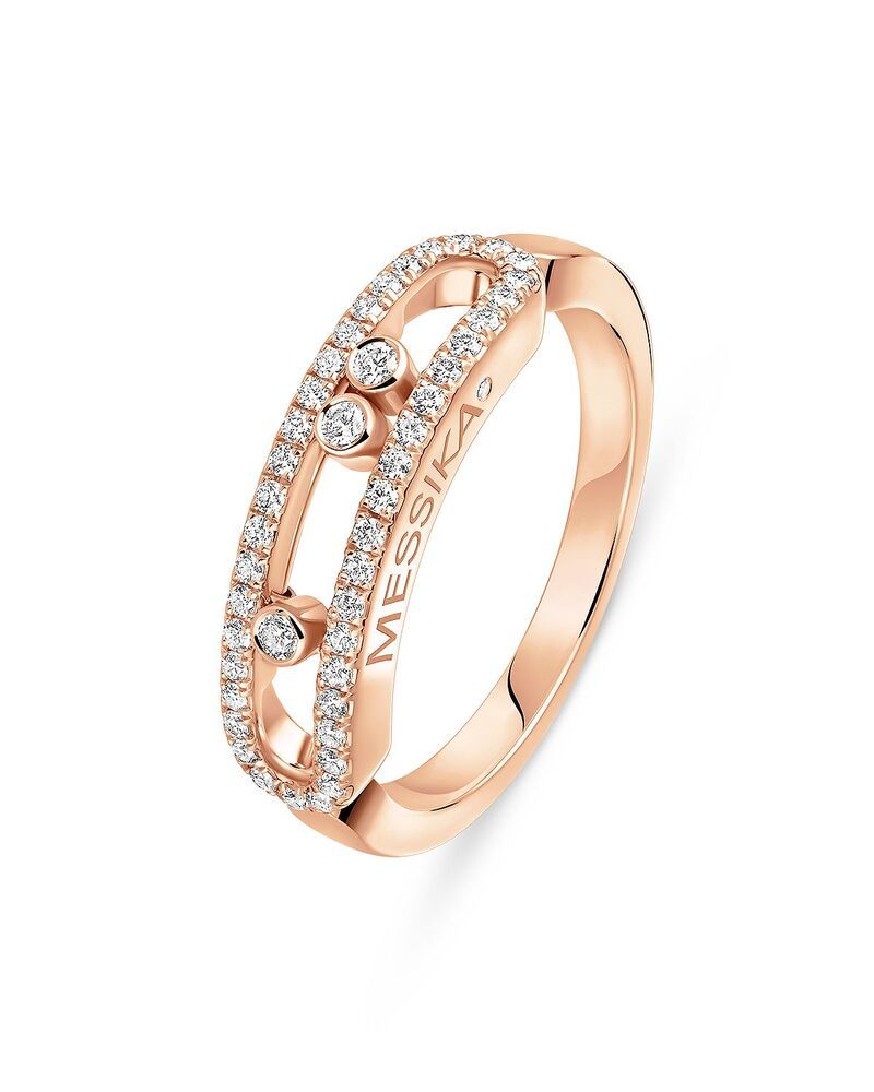 メシカ レディース アクセサリー リング Messika Diamond Baby Move Pav Ring in 18K Gold 023 tcw Pink Gold ピンク