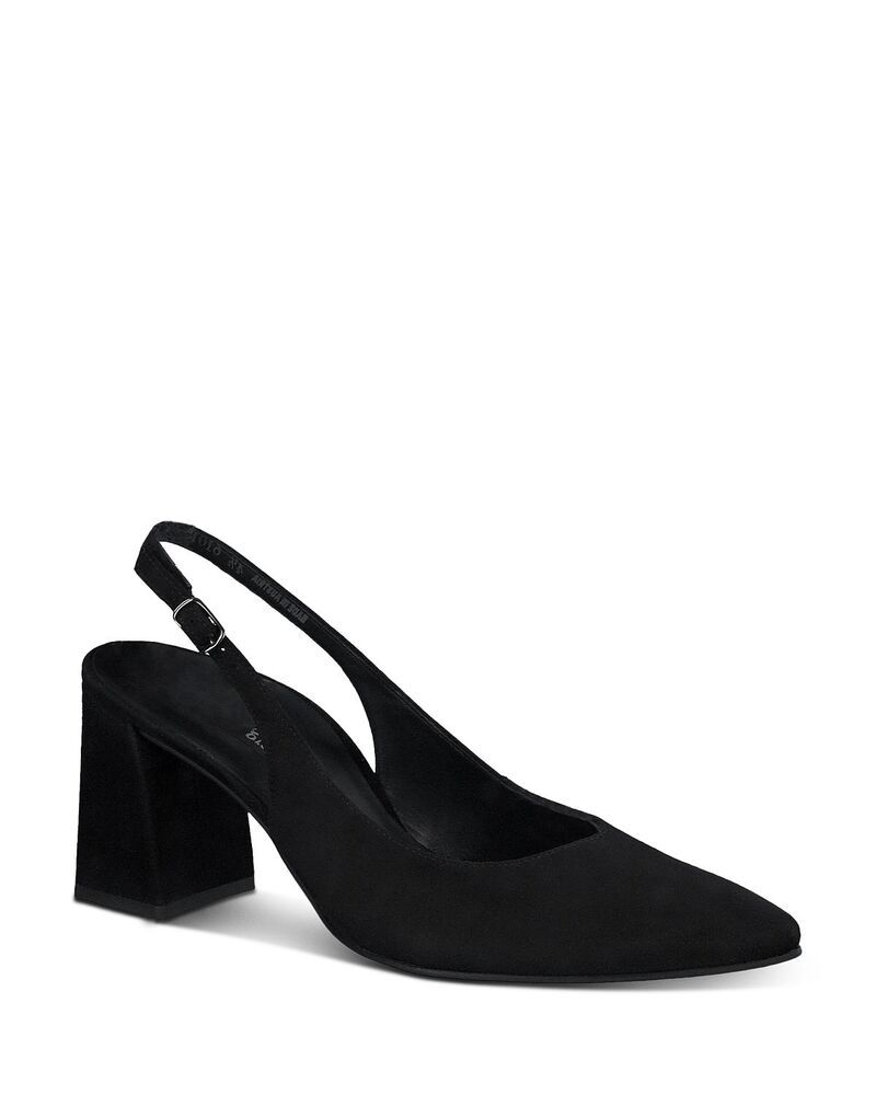 ポール・グリーン レディース シューズ パンプス Paul Green Womens Toluca Sling Pumps Black Suede ブラック