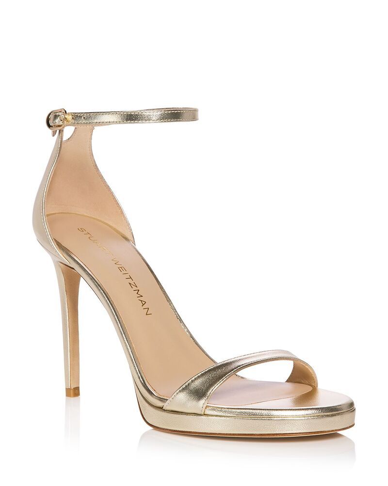 スチュアート ワイツマン レディース シューズ サンダル プラットフォーム Stuart Weitzman Womens Nudist Platform Sandals Light Gold ゴールド
