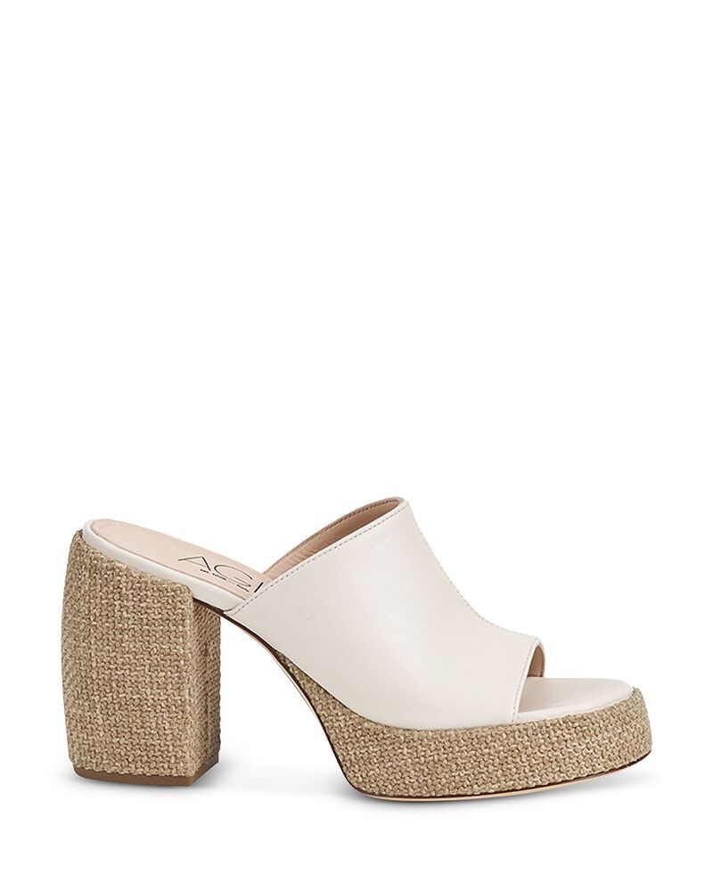 エージーエル レディース シューズ サンダル レザー AGL Womens Leather Slide Sandals GessoGhibli