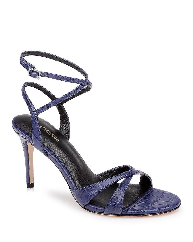 ラジャンス レディース シューズ サンダル LAGENCE Womens Miranda Strappy Sandals Midnight Croco