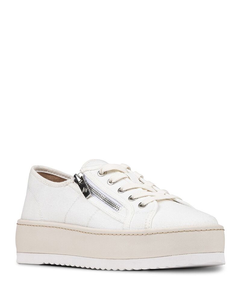 ドナルドプリネール レディース シューズ スニーカー プラットフォーム Donald Pliner Womens Fatima Platform Sneakers White ホワイト