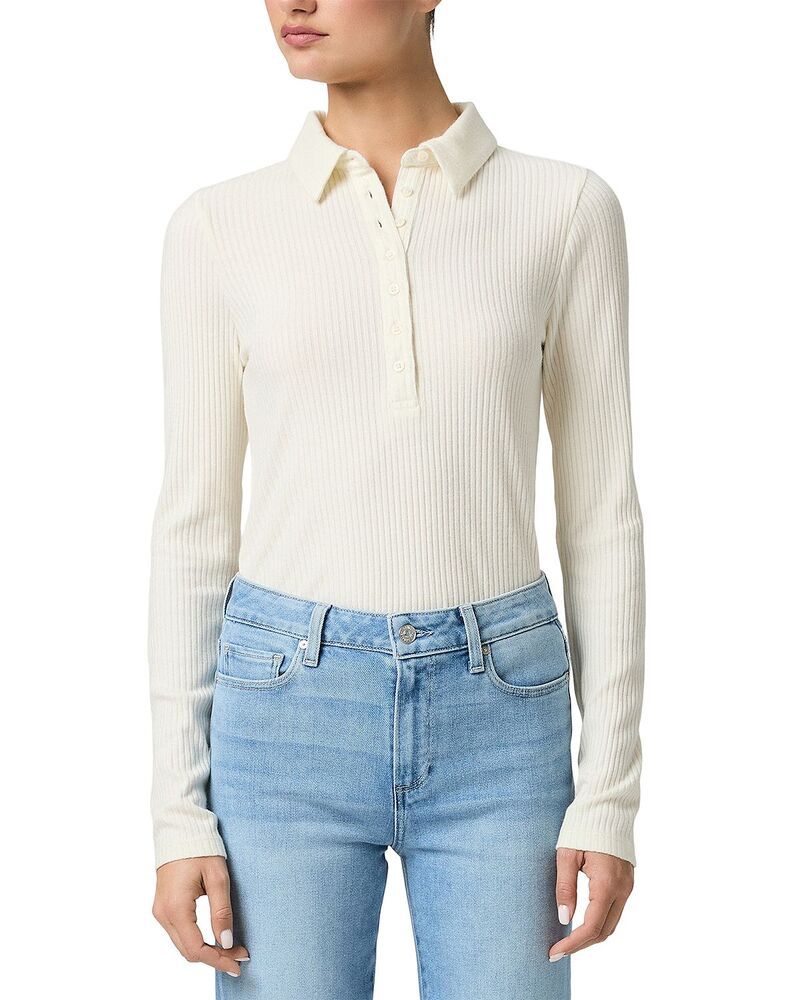 ペイジ レディース アウター ニット・セーター PAIGEden Collared Sweater Top Ivory アイボリー