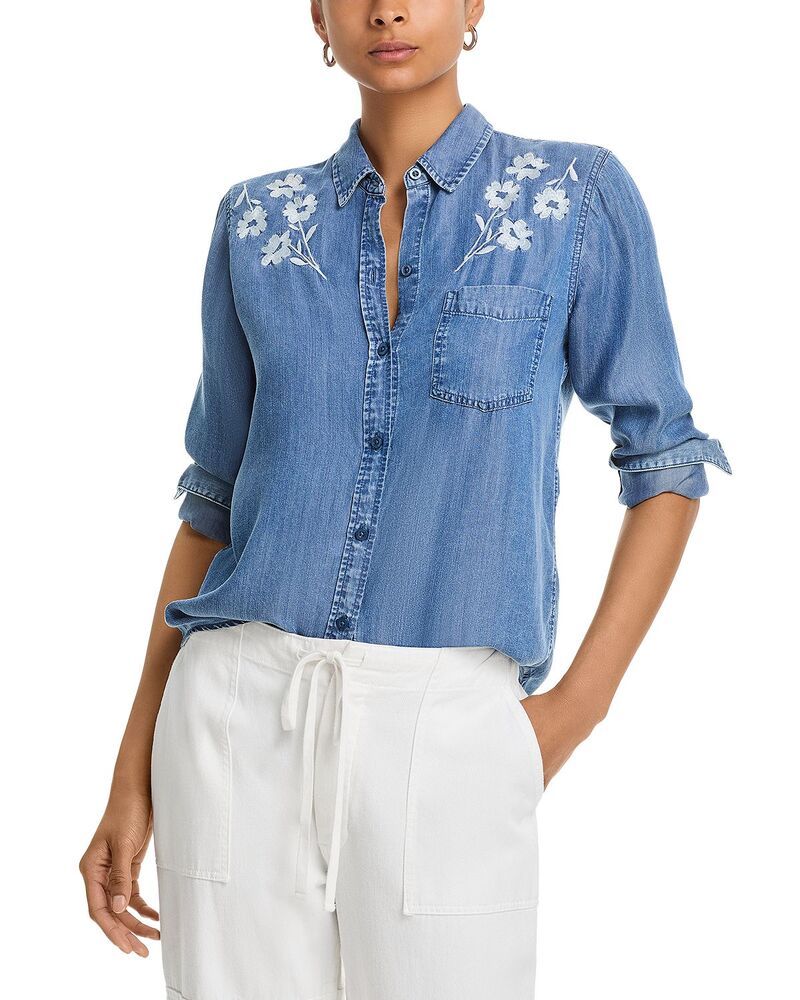 レイルズ レディース トップス シャツ 刺繍 Rails Ingrid Embroidered Button Front Shirt Floral Embroidery