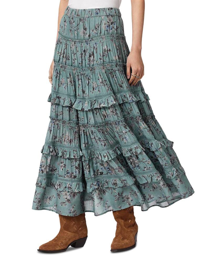 オールセインツ レディース ボトムスカート ミディ ALLSAINTS Talia Midi Skirt Vine Lake