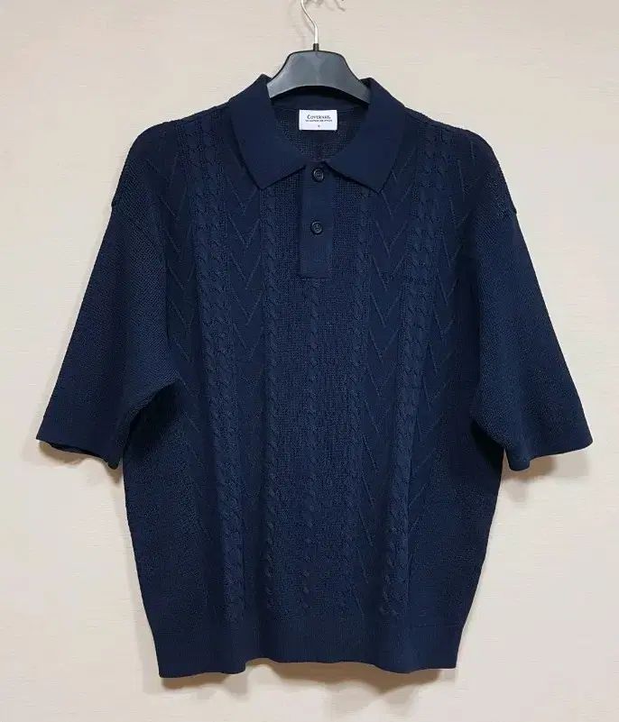 得価，爆買い カバーナット メンズ クール ケーブル 半袖 ニット ポロTシャツ Tシャツ
