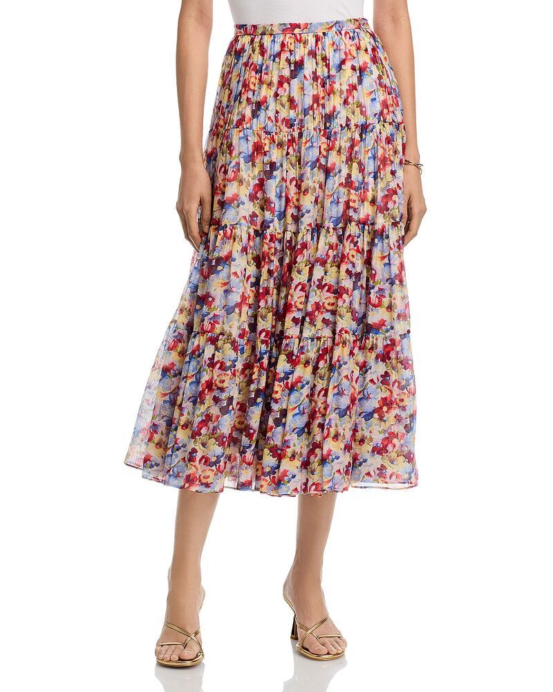サンク セプト レディース ボトムスカート Cinq Sept Wildflower Buncharper Skirt Gardenia Multi マルチカラー