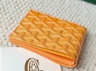 ゴヤール メンズ 二つ折り財布 イェロー