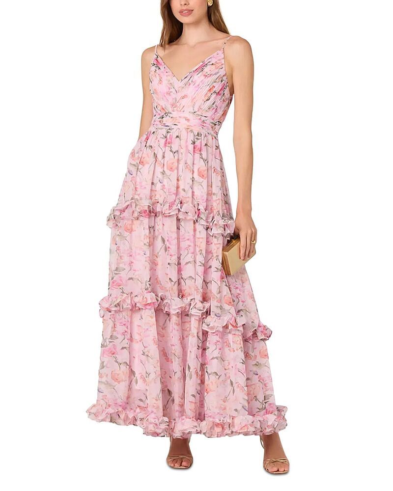 アストール レディース トップス ワンピース ASTR the Label Ayanna Dress Pink Floral ピンク