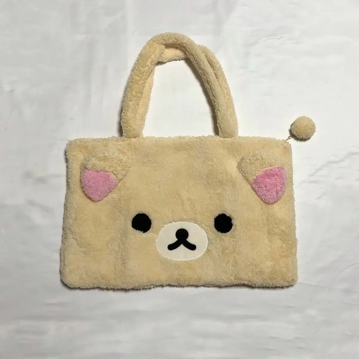 コリラックマ ウール モコモコ フェイス バッグ