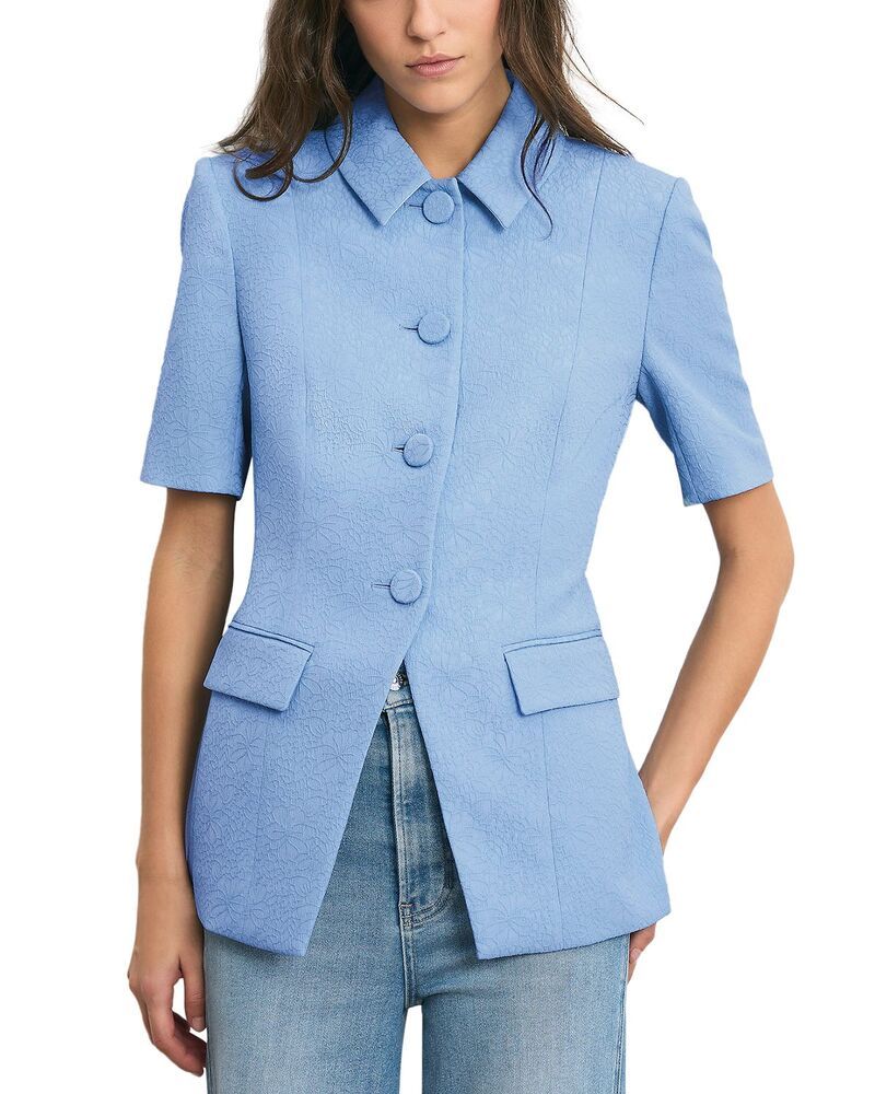 ヴェロニカ ベアード レディース アウター ジャケット・ブルゾン Veronica Beard Bodie Jacket Blue Stream ブルー