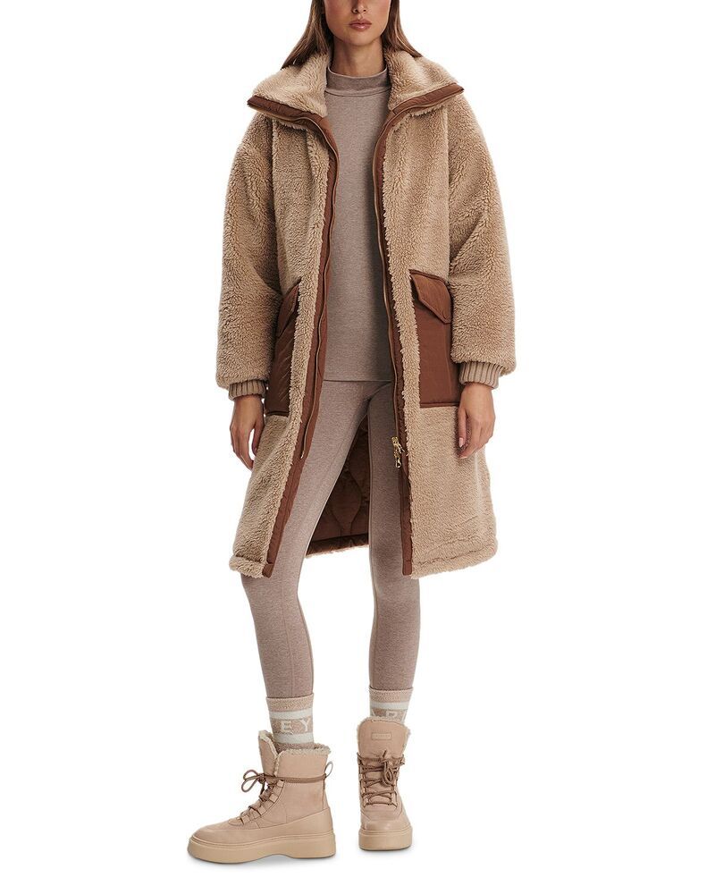 バーレイ レディース アウター コート Varley Theia Reversible Coat Lightaupe トープ