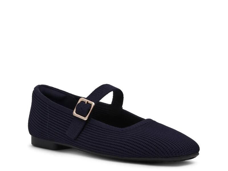 アンクライン レディース シューズ パンプス Anne KleinMabel Mary Jane Flat Navy ネイビー