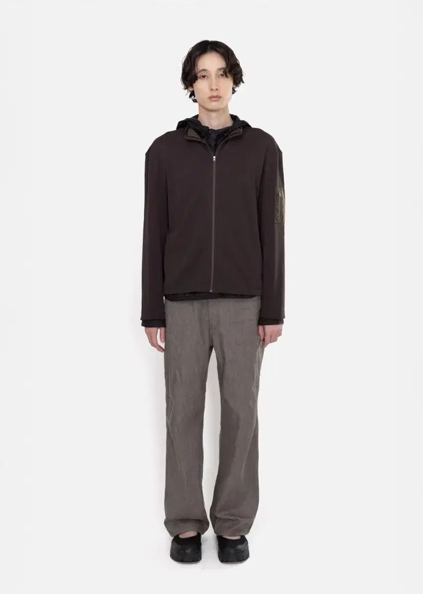 アモーメント ポケット ジップアップ アウター Pocket Zip Up Jumper