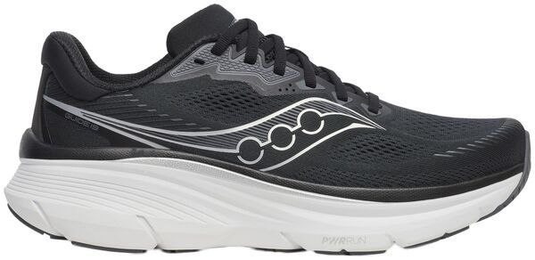 サッカニー メンズ シューズ スニーカー Saucony Mens Guide 19 Running Shoes BlackSilver ブラック