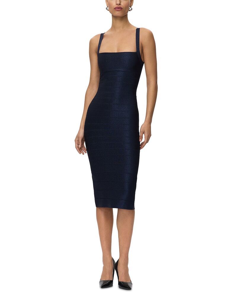 エルベレジェ レディース トップス ワンピース Herv Lger The Neri Square Neck Dresstorm