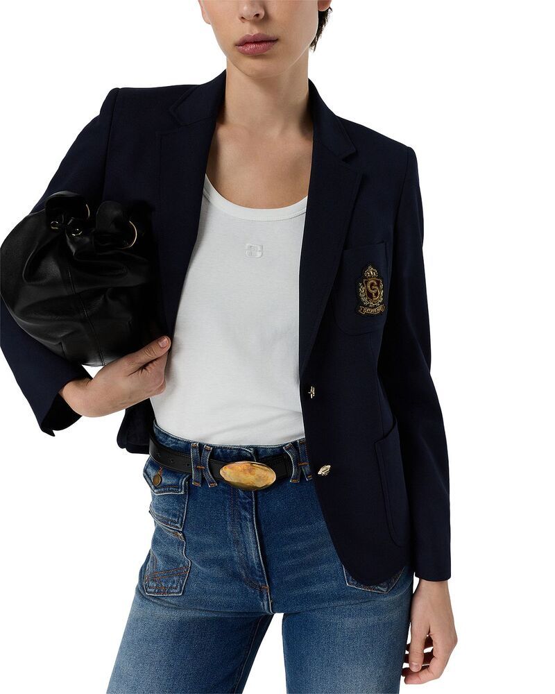 ジェラルド・ダレル レディース アウター ジャケット・ブルゾン ブレザー Gerardarel Tinais Blazer Navy ネイビー