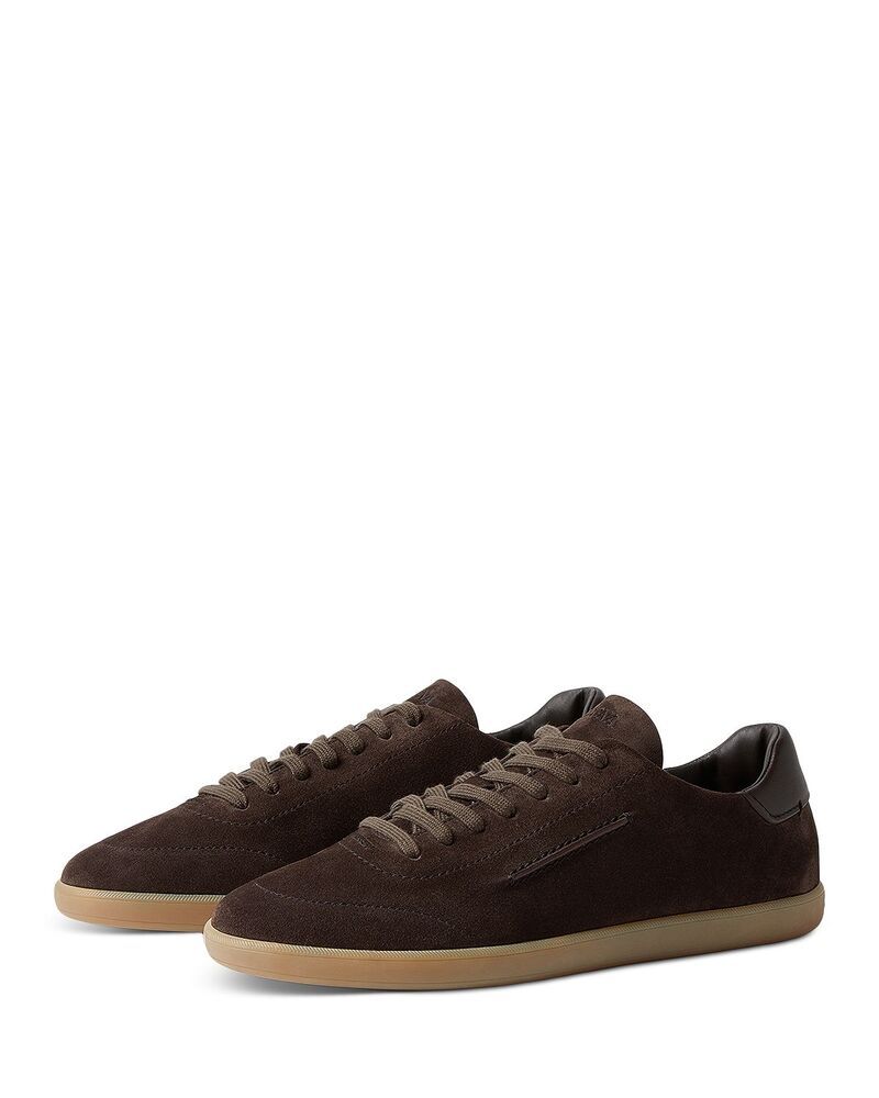 ゼニア メンズ シューズ スニーカー スエード ZEGNA Mens 232 Suede Sneakers Dark Brown ブラウン