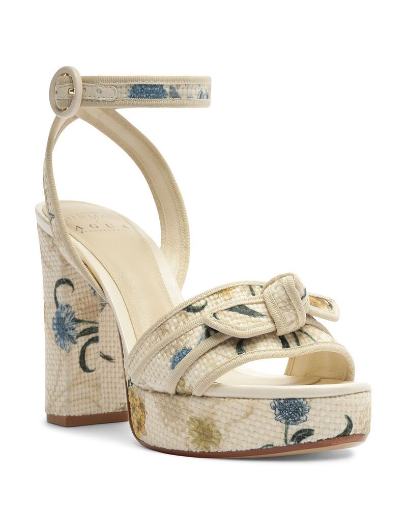 アレクサンドラバードマン レディース シューズ サンダル プラットフォーム Alexandre Birman Womens Grossgrain Platform Sandals Laguna Off