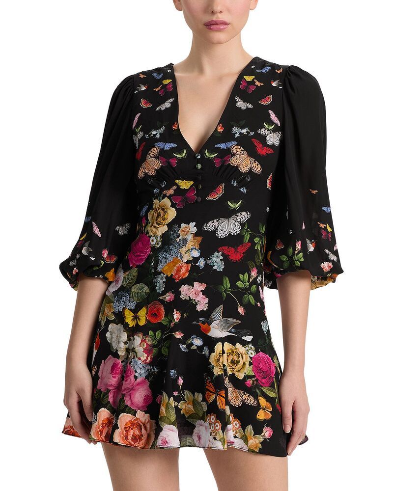 アリスアンドオリビア レディース トップス ワンピース エンパイア Alice and Olivia Irenempire Waist Dressolar Strength Black ブラック