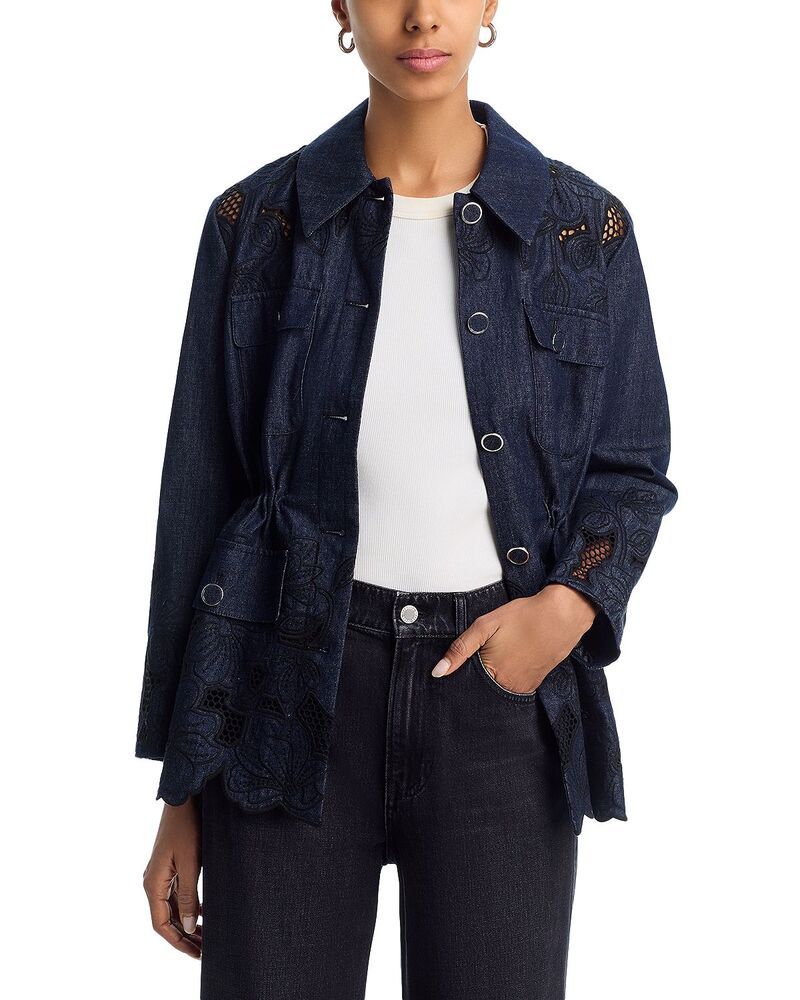 ヴェロニカ ベアード レディース アウター ジャケット・ブルゾン Veronica Beard Kiki Jacket Indigo Rinse インディゴ