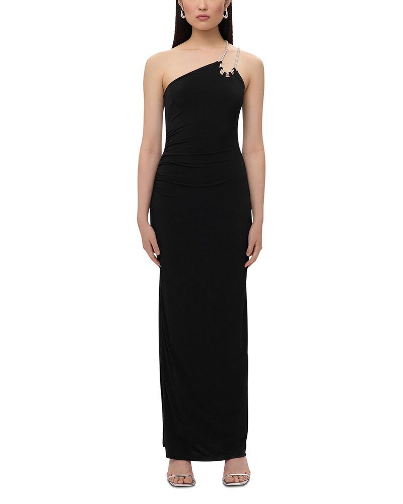 エルベレジェ レディース トップス ワンピース Herv Lger The Genevieve Gown Black ブラック