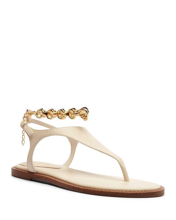 シュッツ レディース シューズ サンダル レザー SCHUTZ Womens Lys Leather Thong Sandalsugar White ホワイト