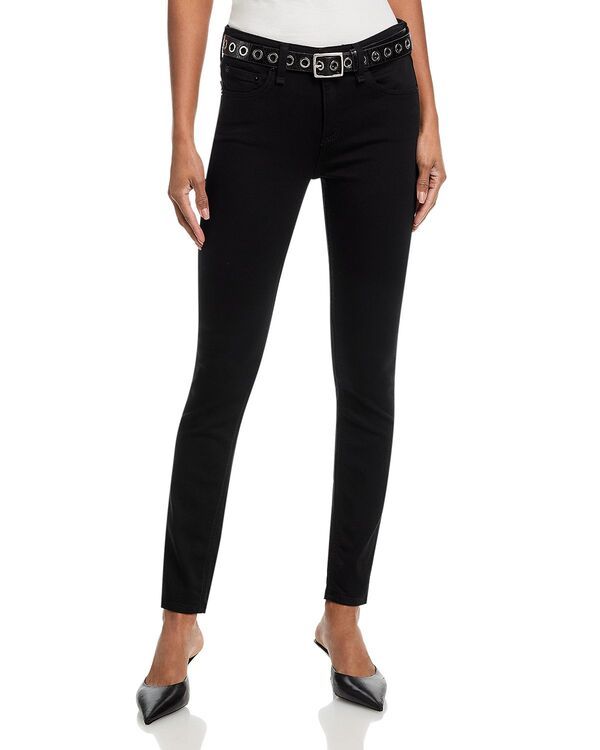 ラグアンドボーン レディース ボトムス デニムパンツ アンクル ジーンズ rag bone Cate Mid Rise Ankle Skinny Jeans Black ブラック