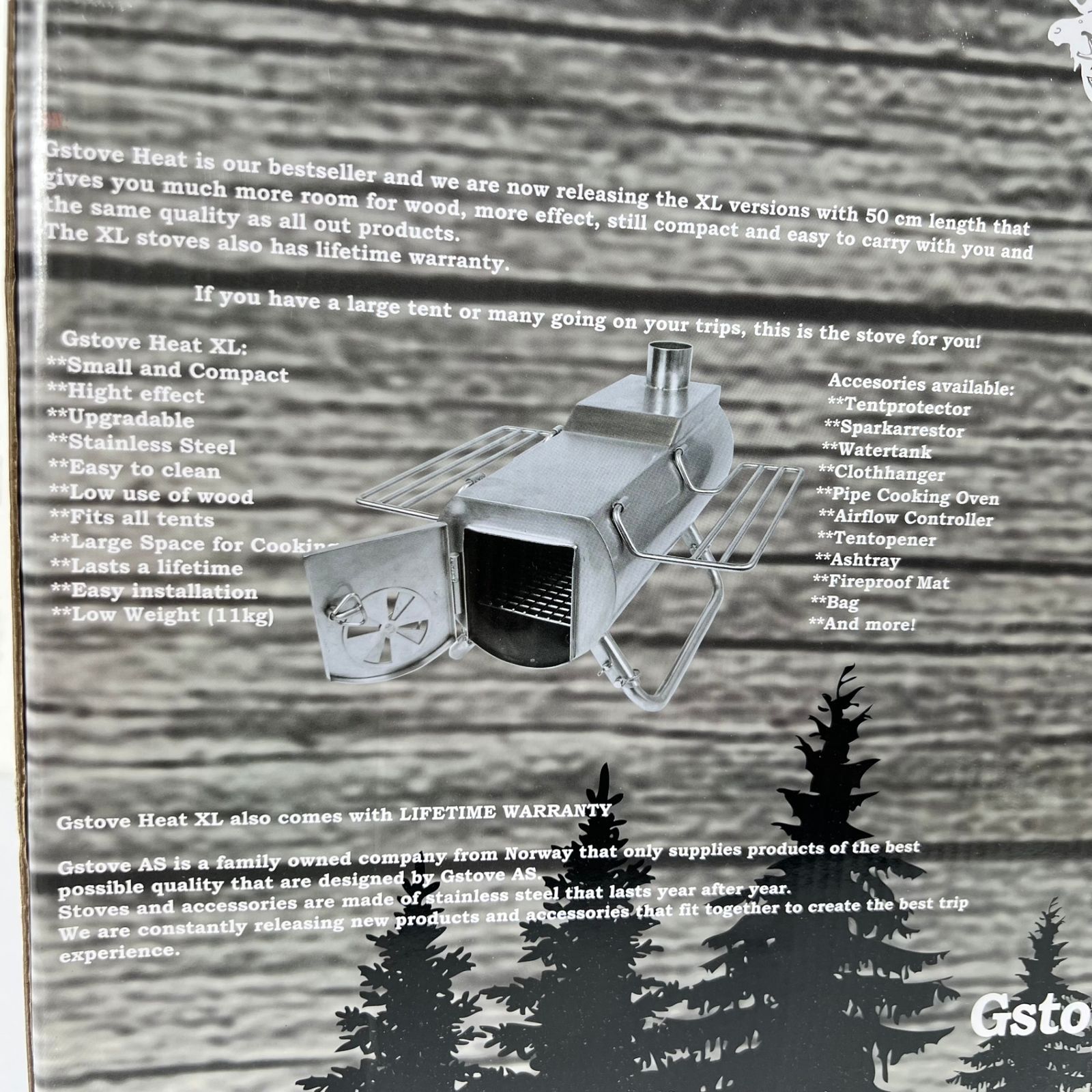 ?️OneSize シルバー系 Gstove ( ジーストーブ ) ヒートビュー XL 