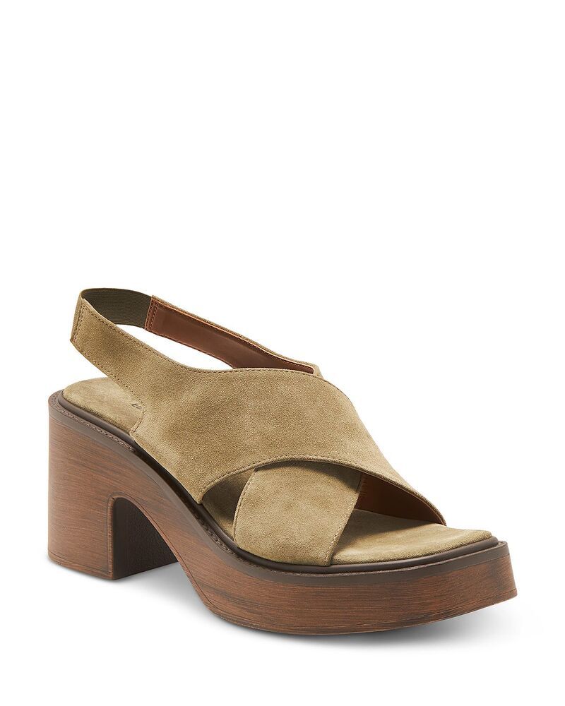 フリーピープル レディース シューズ サンダル プラットフォーム Free People Womens Cora Platform Clog Sandals Botanical Suede