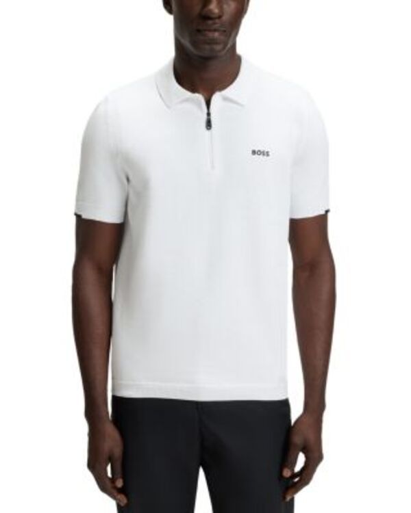 ボス メンズ トップス ポロシャツ BOSShort Sleeve Polo Shirt White ホワイト