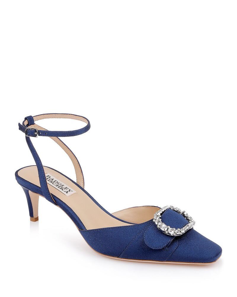 バッジェリーミシュカ レディース シューズ パンプス Badgley Mischka Womens Odesza Pumps Navy Crepe ネイビー 46,080円