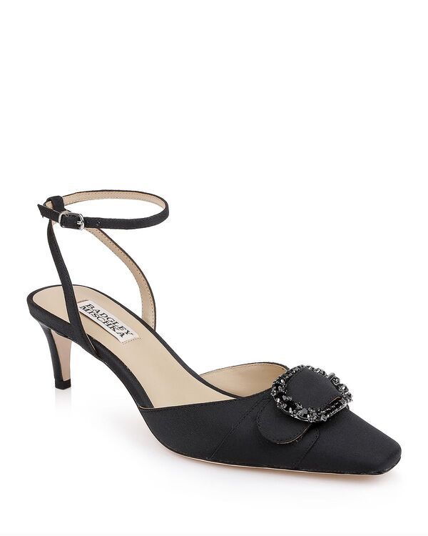 バッジェリーミシュカ レディース シューズ パンプス Badgley Mischka Womens Odesza Pumps Black Crepe ブラック