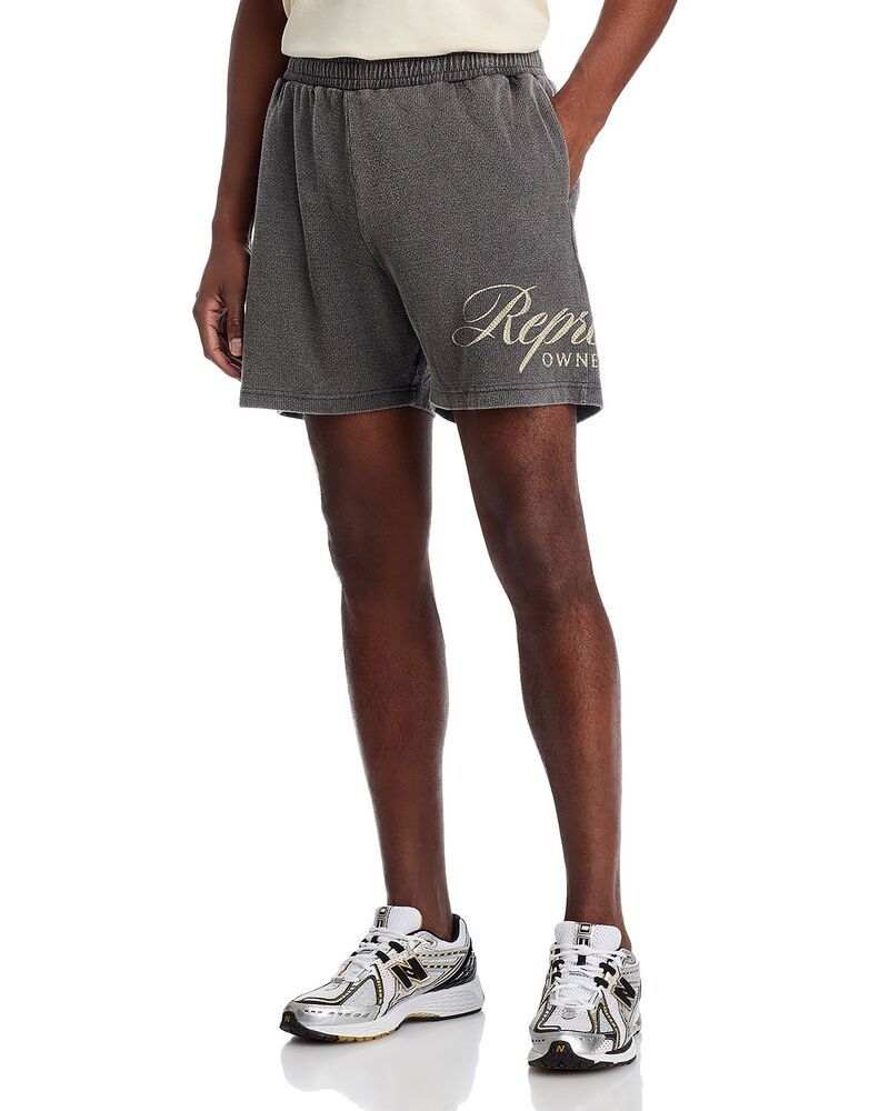 リプレゼント レディース ボトムス ハーフパンツ・ショーツ ショートパンツ ロゴ Represent Owners Club Logo Shorts Grey グレー