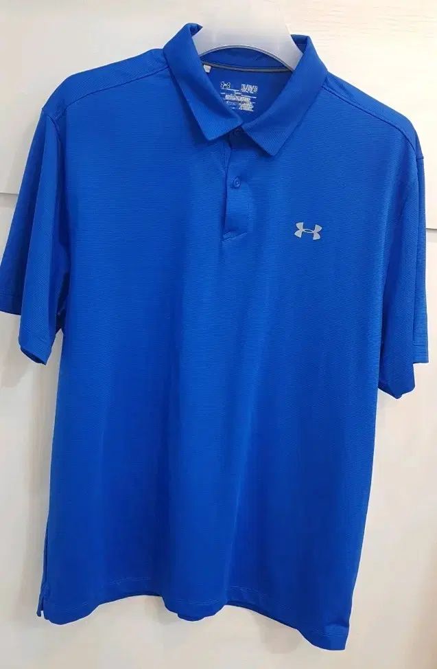 UNDER ARMOUR アンダーアーマー 機能性 ポロTシャツ 半袖 ブルーXL