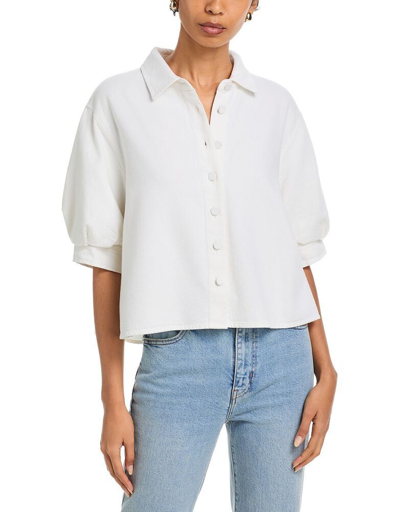 フレーム レディース トップス シャツ FRAME The Billow Sleeve Shirt White ホワイト