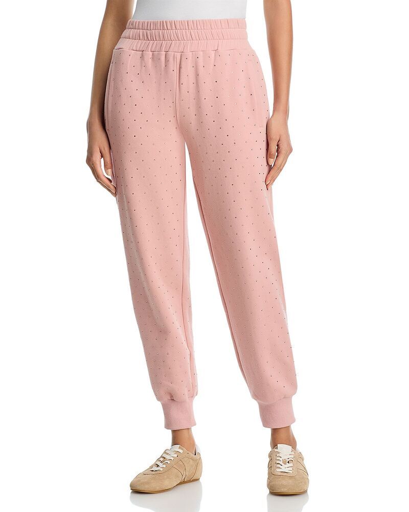 ジェネレーションラブ レディース ボトムス カジュアルパンツ Generation Love Ruel Embellished Jogger Pants Dusty Pink ピンク