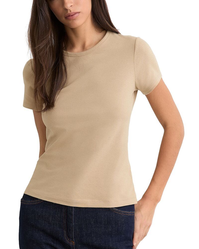 レイス レディース トップス Tシャツ REISS Jolie Softee Neutral