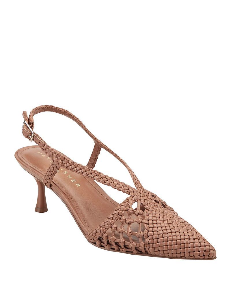 マーク・フィッシャー レディース シューズ パンプス Marc Fisher LTD Womens Reagan Slingback Dress Pumps Medium Natural