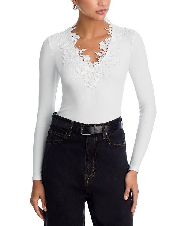 ジェネレーションラブ レディース トップス シャツ レース Generation Love Piper Lace Top White ホワイト